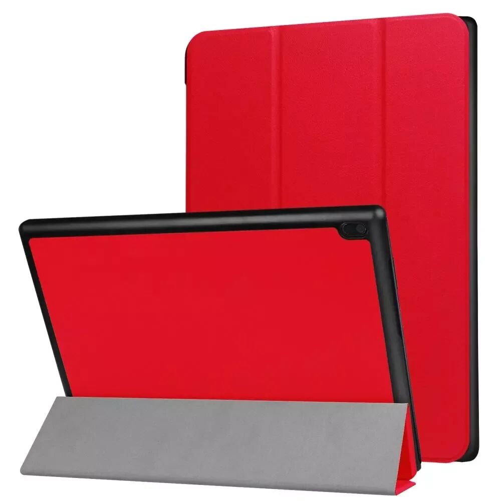 INCOVER Lenovo Tab 4 10 Deksel - Klassisk Tri-fold Skinndeksel Rød