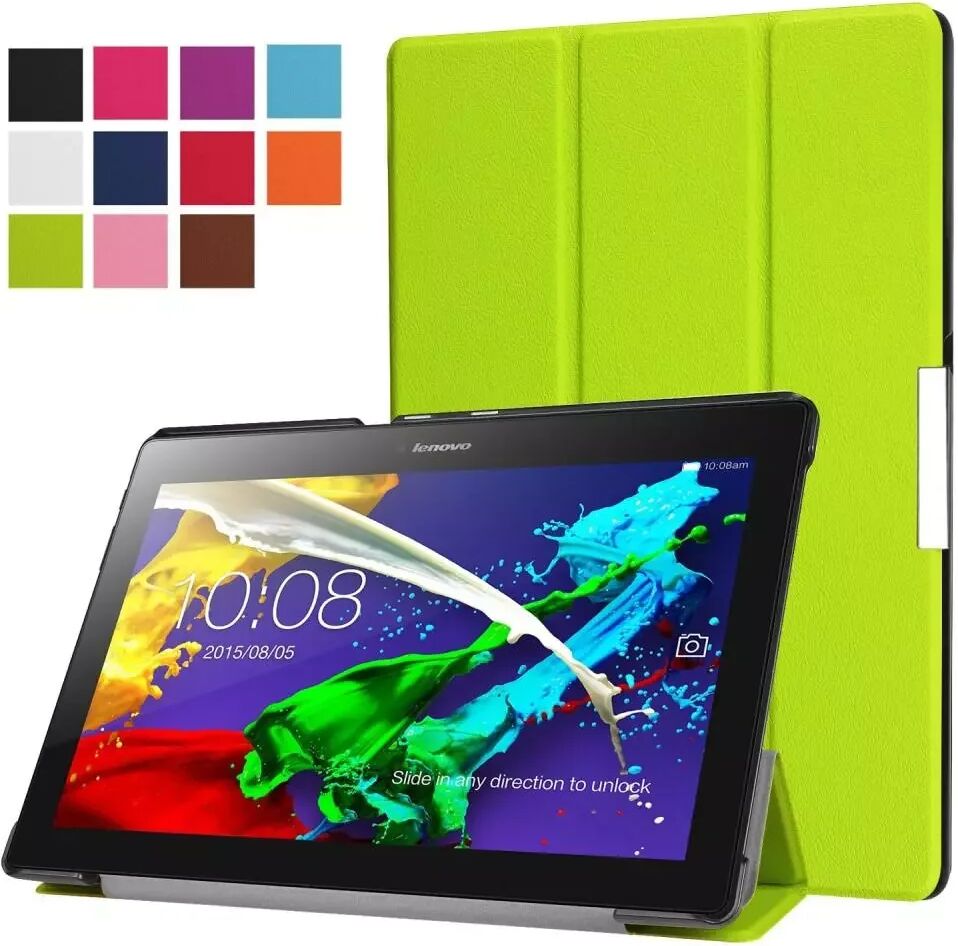 INCOVER Lenovo Tab3 10 Tri-Fold Magnetic Hard Case Etui Grønn