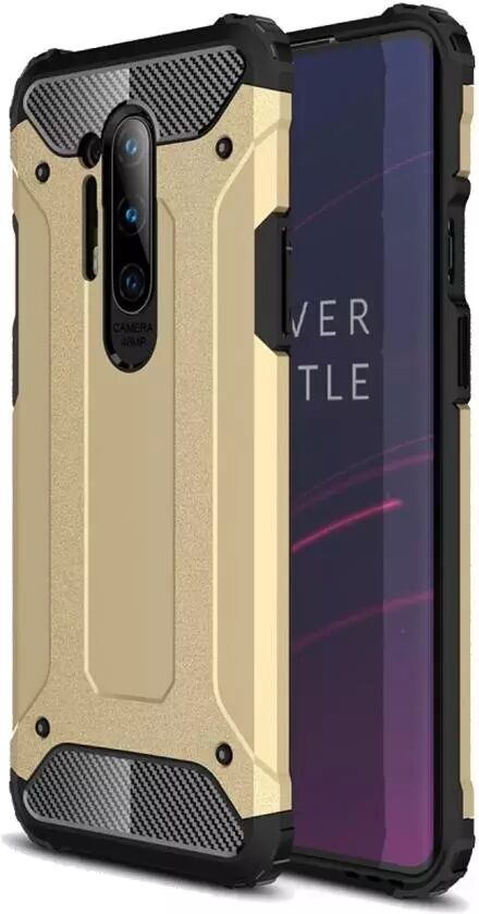 INCOVER OnePlus 8 Pro Armor Guard Hard Case Håndverkerdeksel - Gull