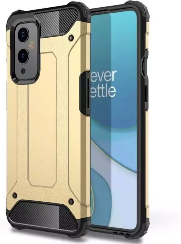 INCOVER OnePlus 9 Armor Guard Deksel - Gull