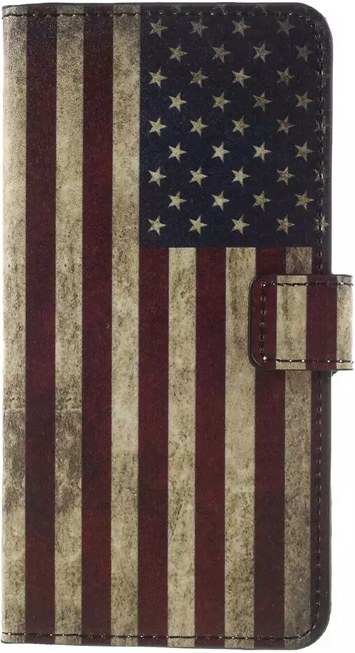 INCOVER Nokia 8 PU Skinn Flipdeksel m. Kortholder - Stars and Stripes