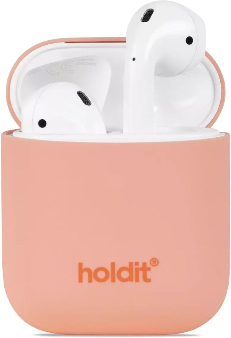 Holdit Nygård Silikondeksel Til AirPods - Pink Peach