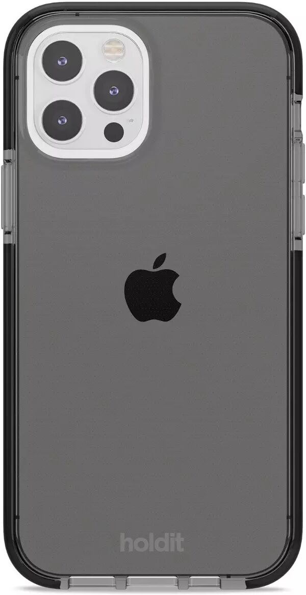 Holdit iPhone 12 Pro Max Seethru Deksel - Svart