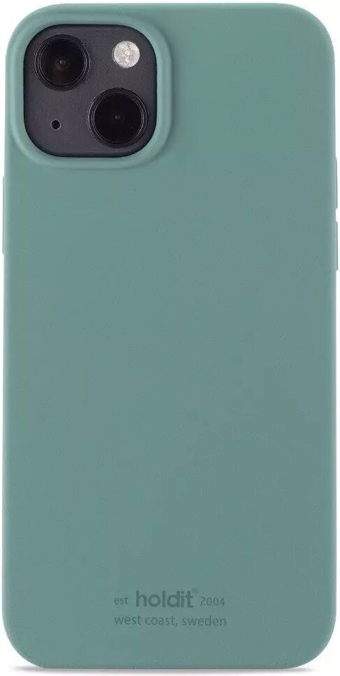 Holdit iPhone 13 Soft Touch Silikone Deksel - Moss Green