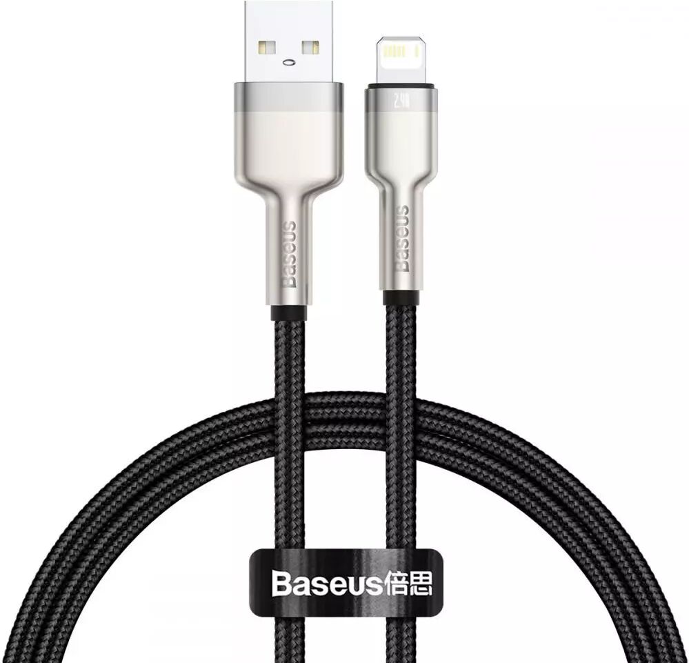 Baseus Cafule USB-A til Lightning Kabel - 0.25m - Svart