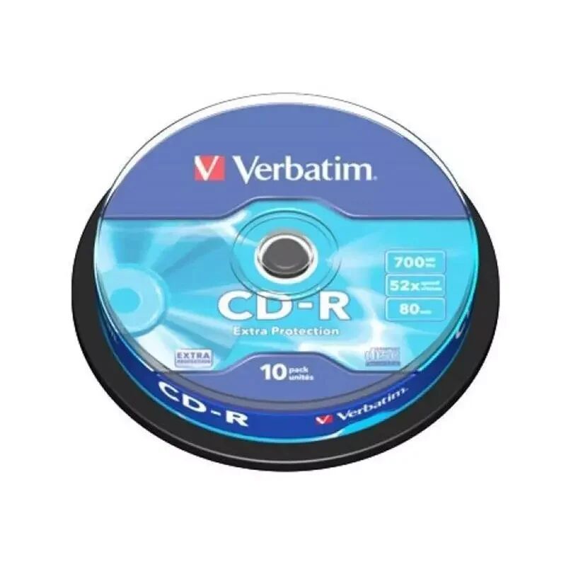 Verbatim CD-Rom 52X Extra Protect med 700 MB - 10 Stk.