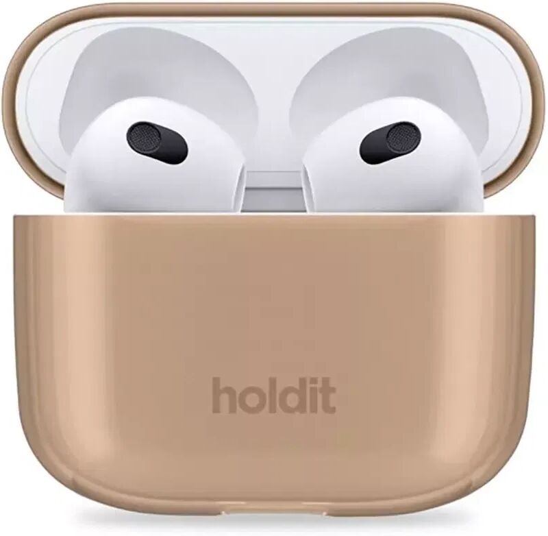 Holdit Apple AirPods (3. gen.) Seethru Case Deksel - Brun