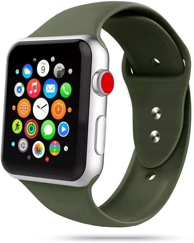 Tech-Protect Apple Watch (38-41mm) Tech-Protect Icon Band Silikon Reim - Grønn