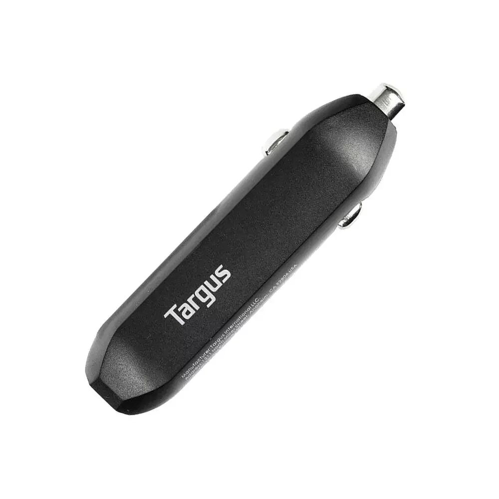 Targus Dobbelt USB-A Billader - 2.4A - Sort