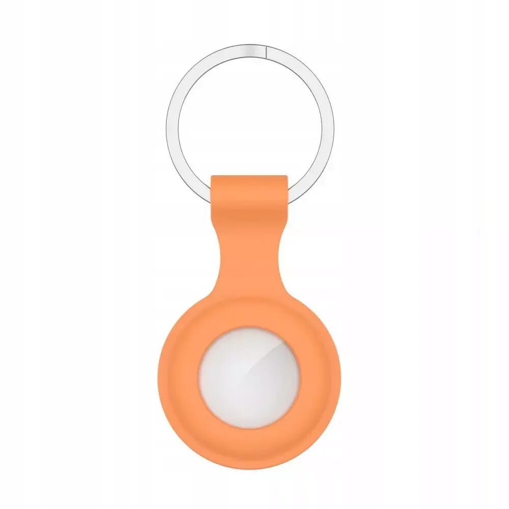 Tech-Protect Icon Silikon Deksel til AirTag m. Nøkkelring - Oransje