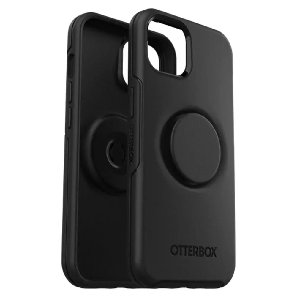 OtterBox + POPSOCKETS Symmetry Series iPhone 13 Pro Håndverker Deksel med Innebygd PopGrip - Svart