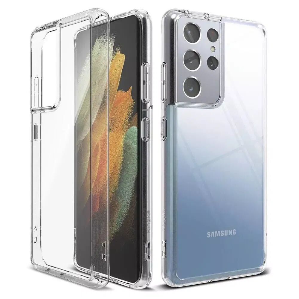 Ringke Samsung Galaxy S21 Ultra Ringke Fusion Deksel -Gjennomsiktig