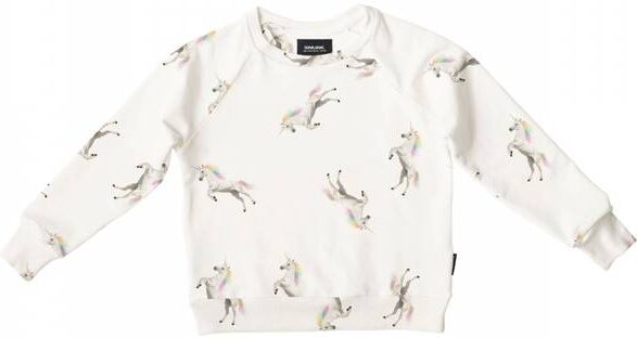 Snurk Unicorn White Genser Snurk