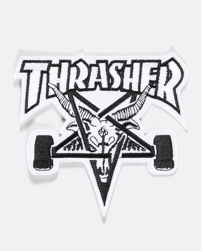 Thrasher Patch – Skategoat Svart Male L