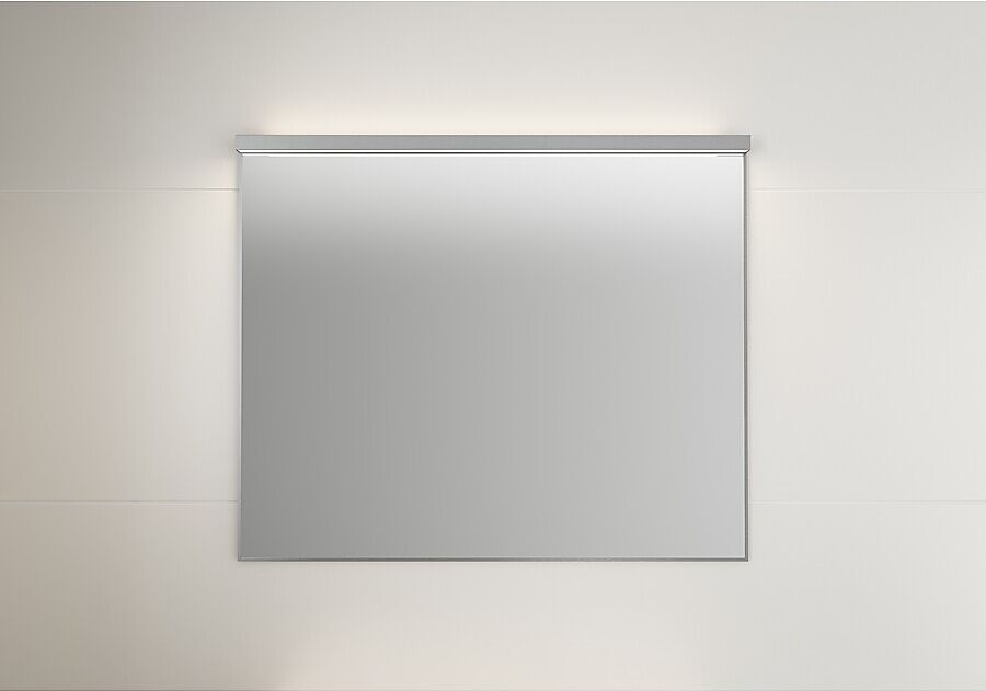 Linn Bad Hilde Speil, M/led-lys 100x7x83 Cm, Sølv