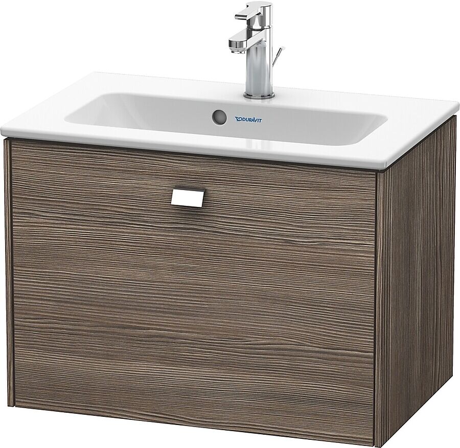 Duravit Brioso Compact Servantskap 620x442x389 Mm, Krom/ Pine Terra