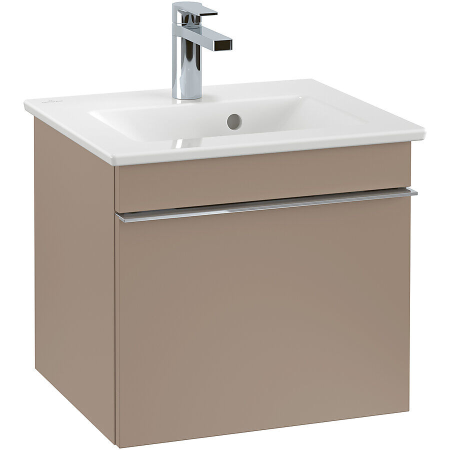 Villeroy & Boch V&b Venticello Servantskap M/1 Skuff 466x420x425 Mm, Hvit Trestruktur/blå