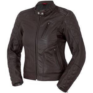 Bogotto Chicago Retro Damer Motorsykkel Leather Jacket 36 Brun