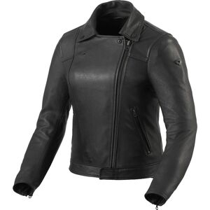 Revit Liv Ladies Motorsykkel Leather Jacket 36 Svart