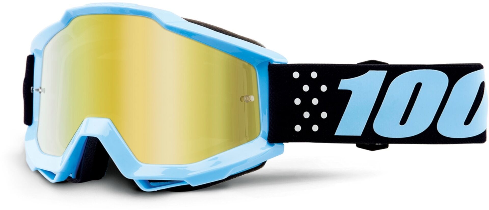 100% Accuri Extra Taichi Motocross briller en størrelse Svart Blå