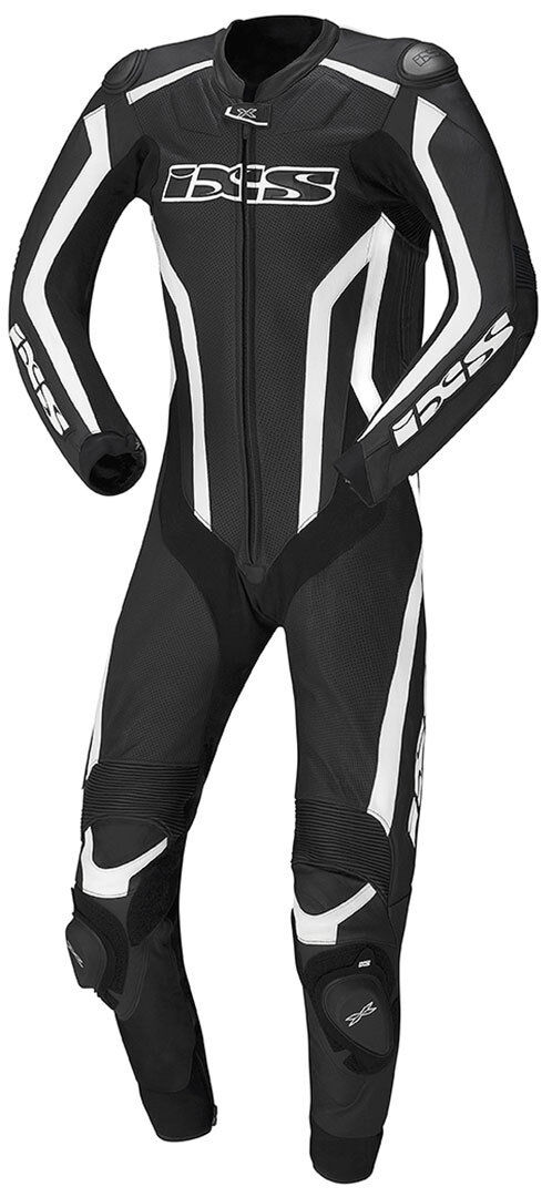 IXS GP Track Ett stykke skinn Dress 52 Svart Hvit