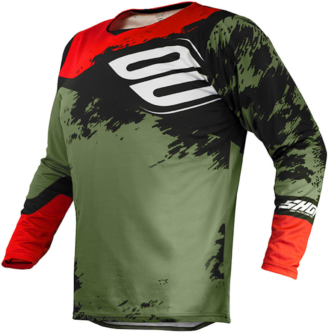 Shot Contact Shadow Motocross Jersey 2XL Grønn Brun