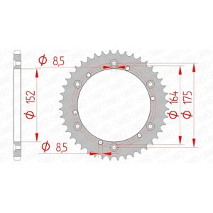 AFAM Standard stålkrone 12500 - 520