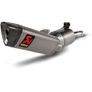 Akrapovic Slip-On Linje Titan Bakre Lyddemper  Sølv