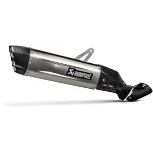 Akrapovic Slip-On Linje Titan Bakre Lyddemper  Sølv