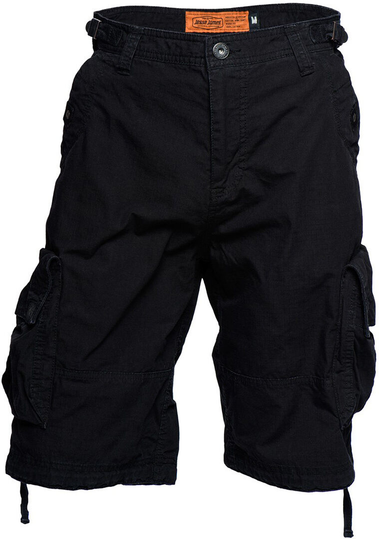 West Coast Choppers Caine Ripstop Cargo Shorts S 48 Svart