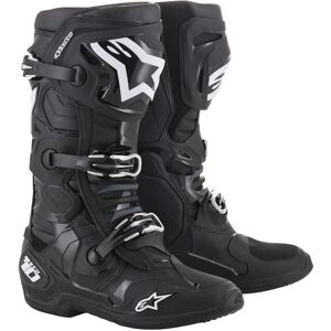 Alpinestars Tech-10 Motocross støvler 47 Svart