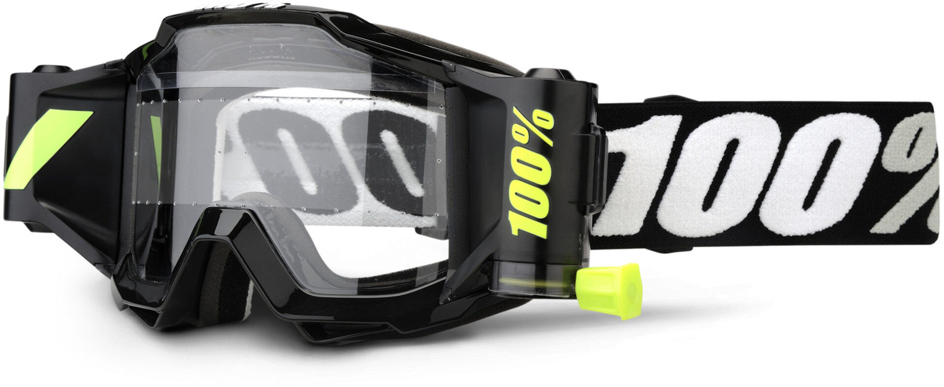 100% Accuri II Forecast Roll-Off Ungdoms Motocross Briller en størrelse Svart