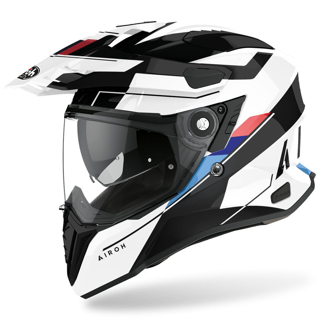 Airoh Commander Skill Motocross hjelm XS Svart Hvit