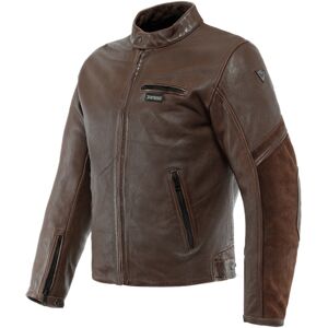 Dainese Merak Motorsykkel skinnjakke 52 Brun