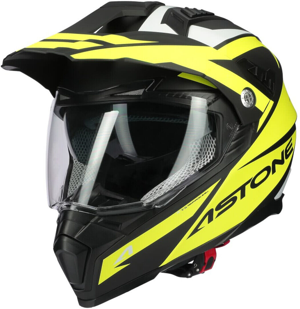 Astone Crossmax Ouragan Motocross hjelm XS Gul