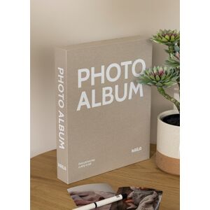 Kaila Photo Album Grey - Coffee Table Photo Album (60 Svarte Sider / 30 Ark)