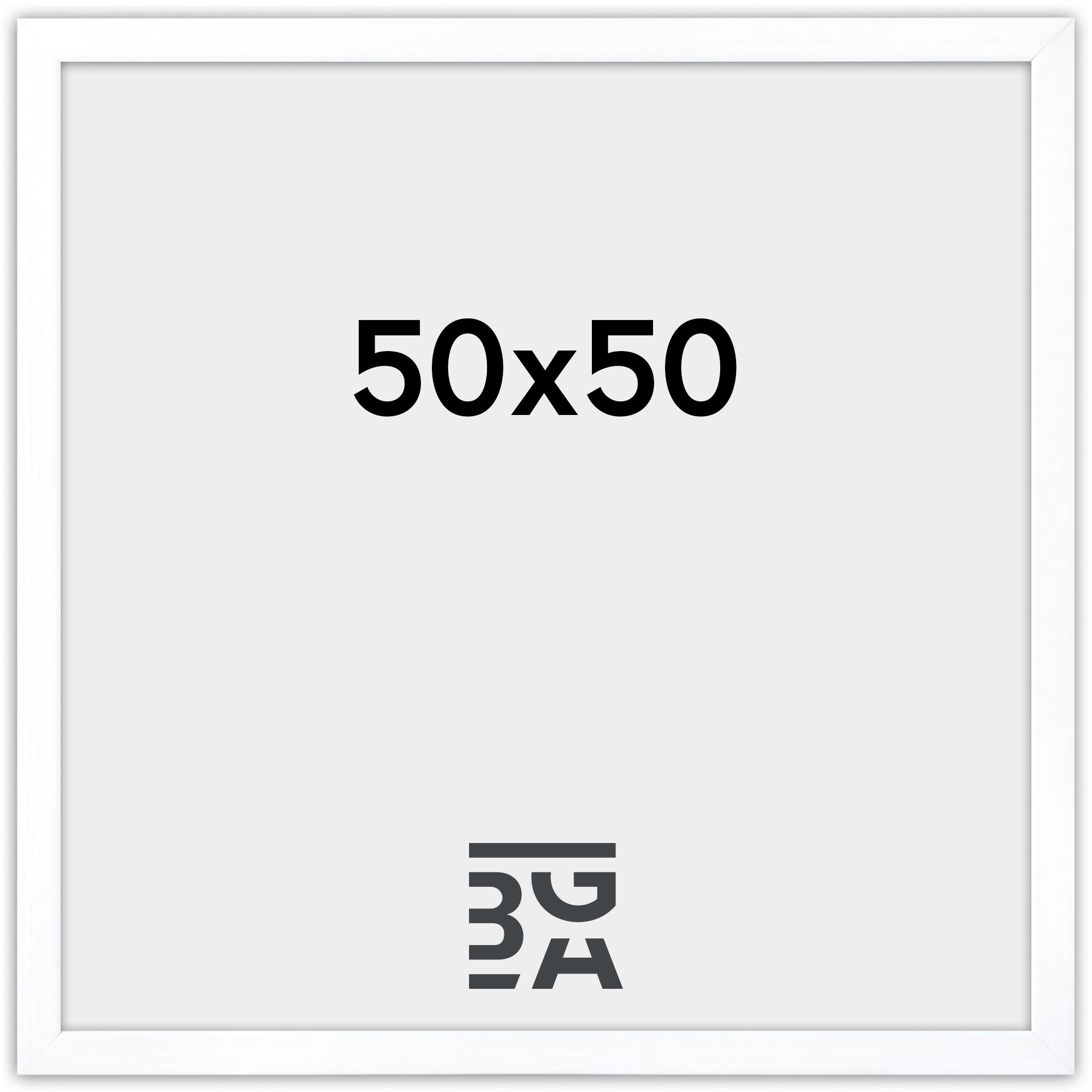 Focus Ramme Soul Hvit 50x50 Cm