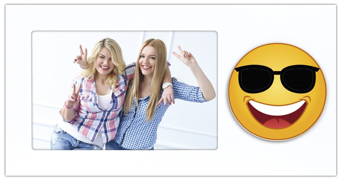 Innova Editions Ramme Emoji Sunglasses 10x15 Cm
