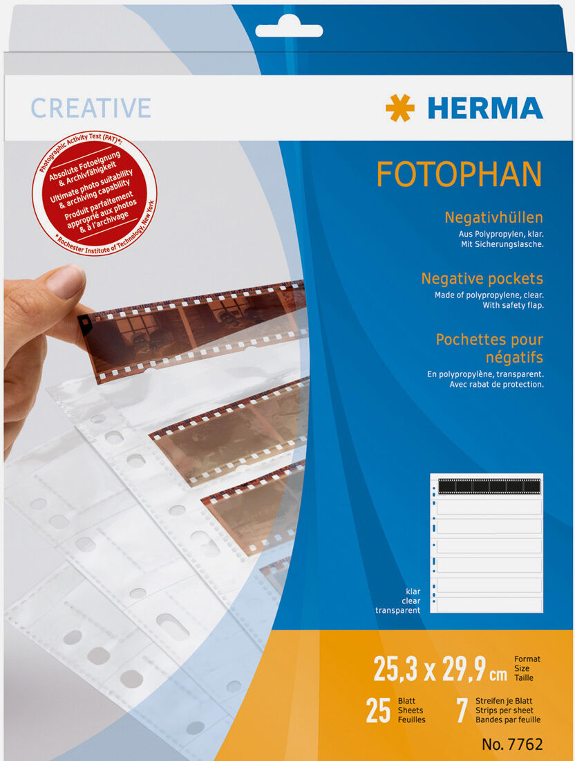 Herma Negativlommer - 25pk