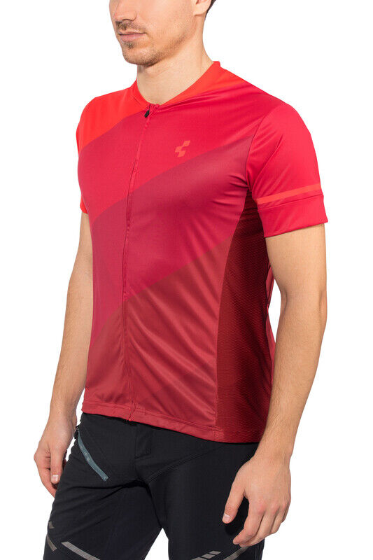 Cube Tour jersey med full glidelås Herre rød XS 2020 Downhill-trøyer