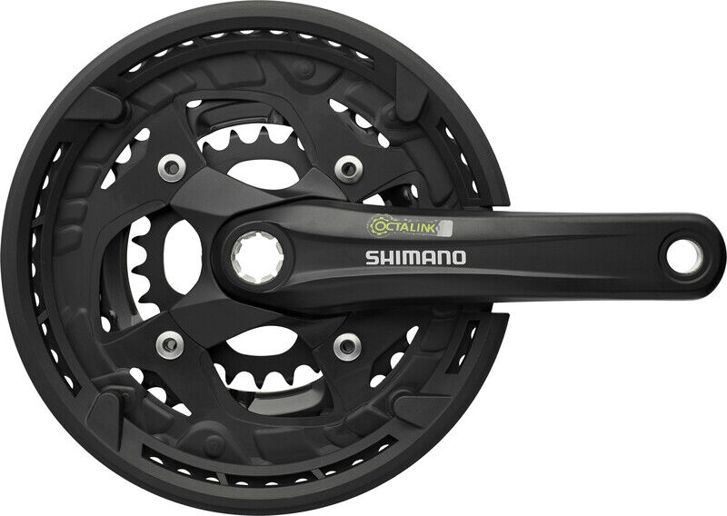 Shimano Alivio FC-T4010 Veivsett Octalink 9-delt Svart 170mm 2022 Kranksett