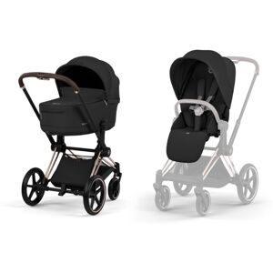 Cybex , Priam, Duo 2026 - Sepia Black/rosegold Cybex , Priam, Duo 2026 - Sepia Black/rosegold