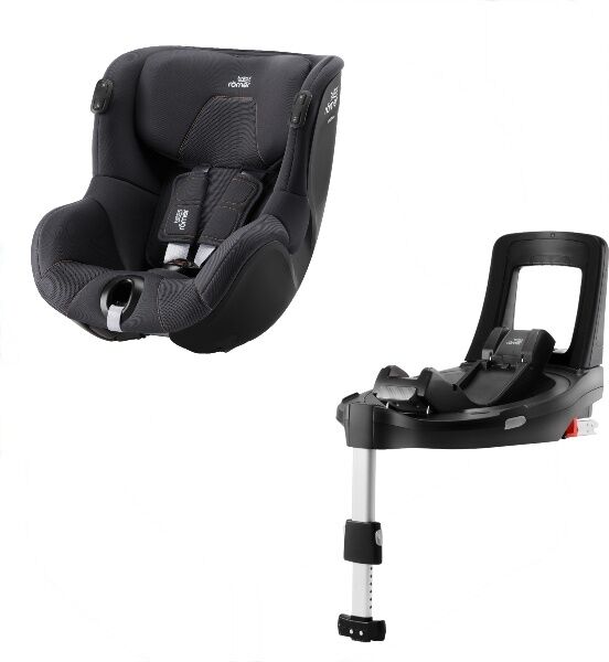 Britax  bilstol, dualfix Isense M/base, småbarnstol - Fossil Grey