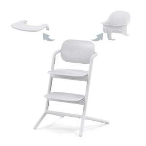 Cybex, Spisestol, Lemo Chair, 3i1 Pakke - All White
