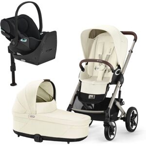 Cybex Barnevogn, Talos S Lux, Travelsystem, Inkl. Cloud T & Base T – Seashell Beige