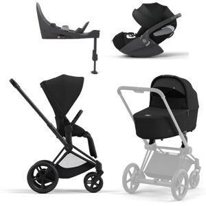 Cybex Barnevogn, Platinum Line, E-Priam Inkl. Cloud T & Base T - Sepia Black/matt Black