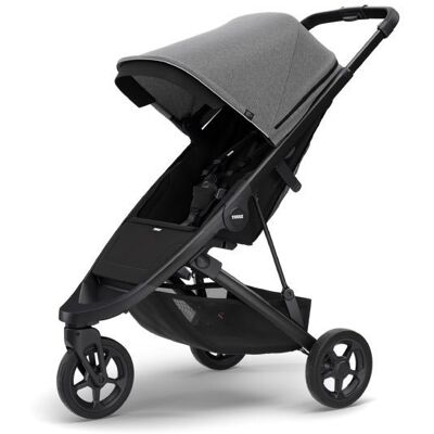 Thule , Reisetrille, Spring, Barnevogn - Black/grey Melange Thule , Reisetrille, Spring, Barnevogn - Black/grey Melange