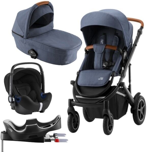 Britax Smile 3 Travelsystem barnevogn- Indigo Blue