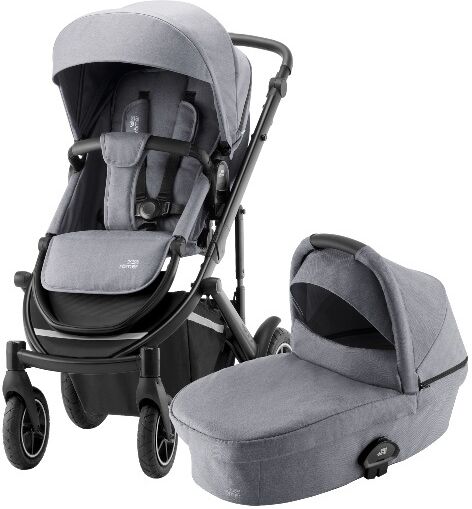 Britax Smile Iii Duo, essential-Pakke, barnevogn - Frost Grey/black Handle