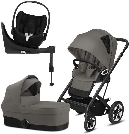 Cybex, barnevogn, Talos S Lux, Travelsystem, M/ Cloud Z + Base Z - Black/soho Grey